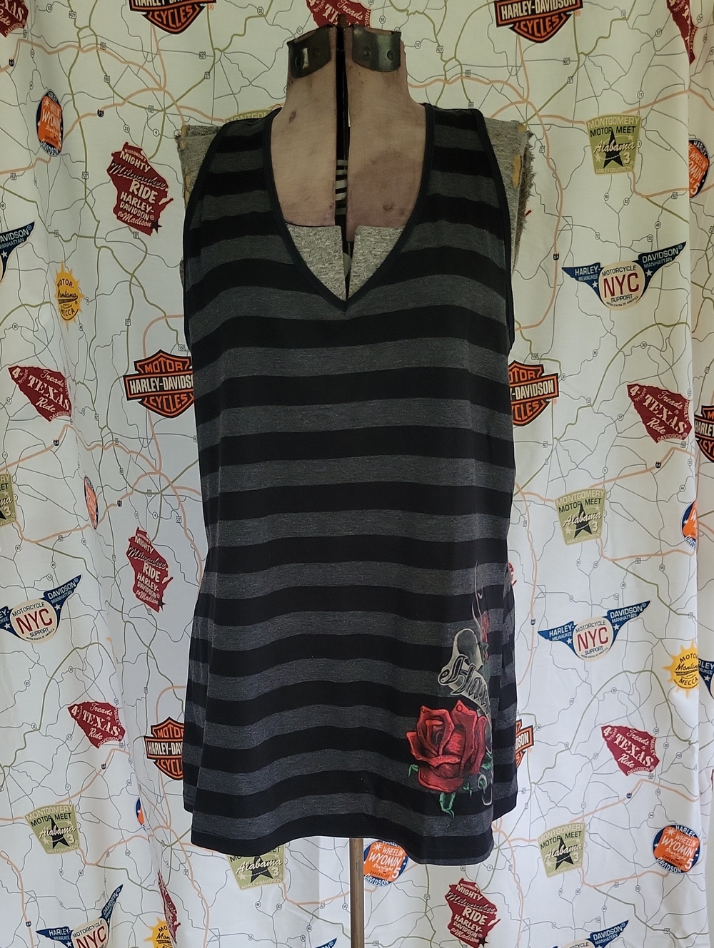 Harley-Davidson Tank Top 1XL Black/Gray
